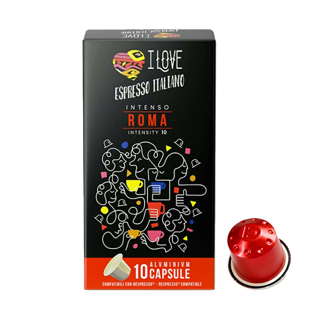 ネスプレッソ互換コーヒーカプセル (アルミ)「Arditi ROMA」10杯~200杯