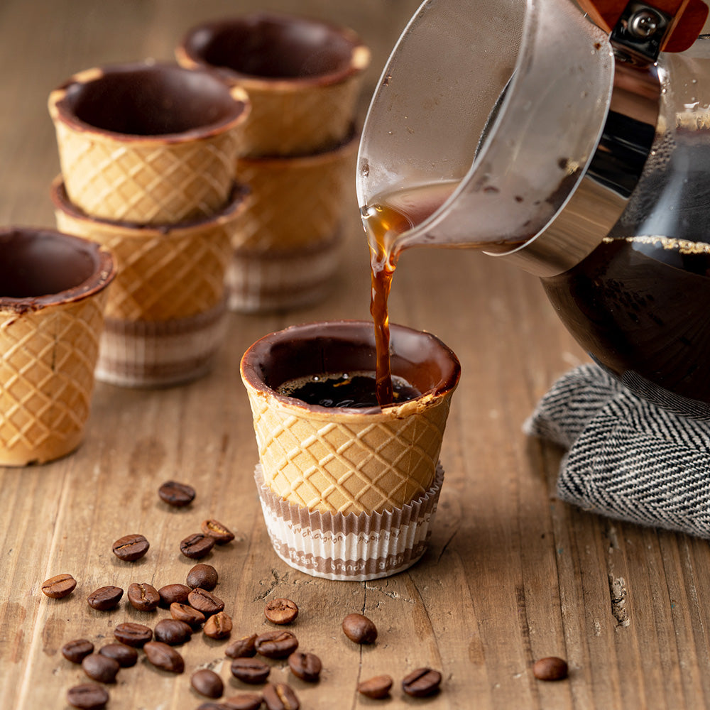チョコレートがコーティング食べれるカップ「チョカップ」