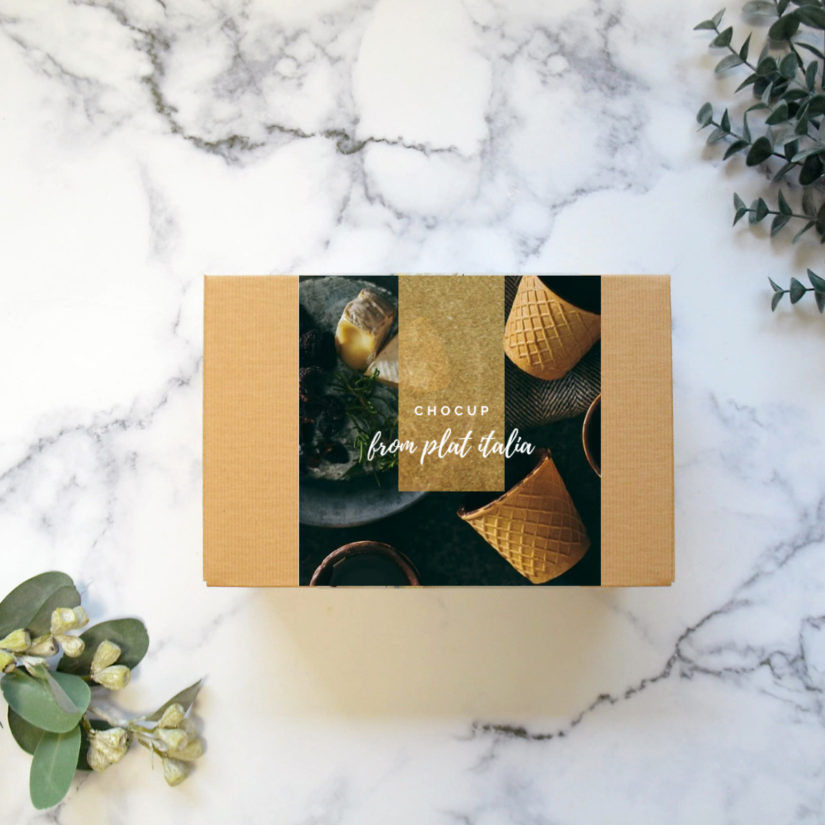 食べられるチョコのカップ「チョカップ」6個とウィスキー バランタインファイネスト200ml