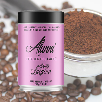 エスプレッソ コーヒー豆 極細挽き 「Alunni Luigina」アラビカ豆100%