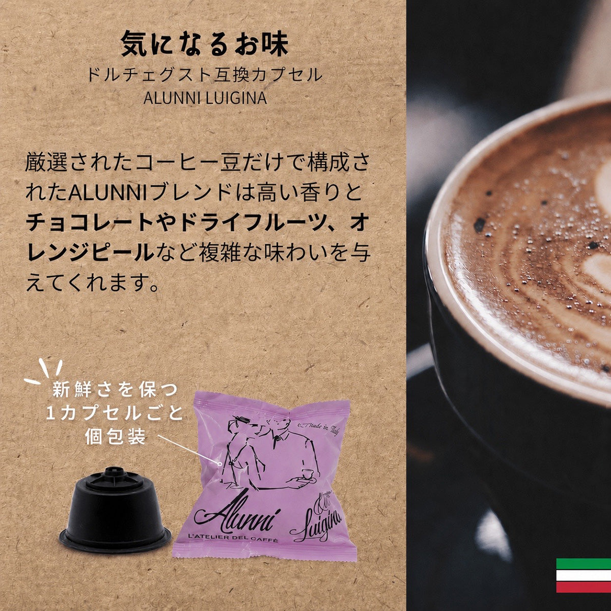 ドルチェグスト互換カプセル 1種25個 Luigina ルイジーナ
