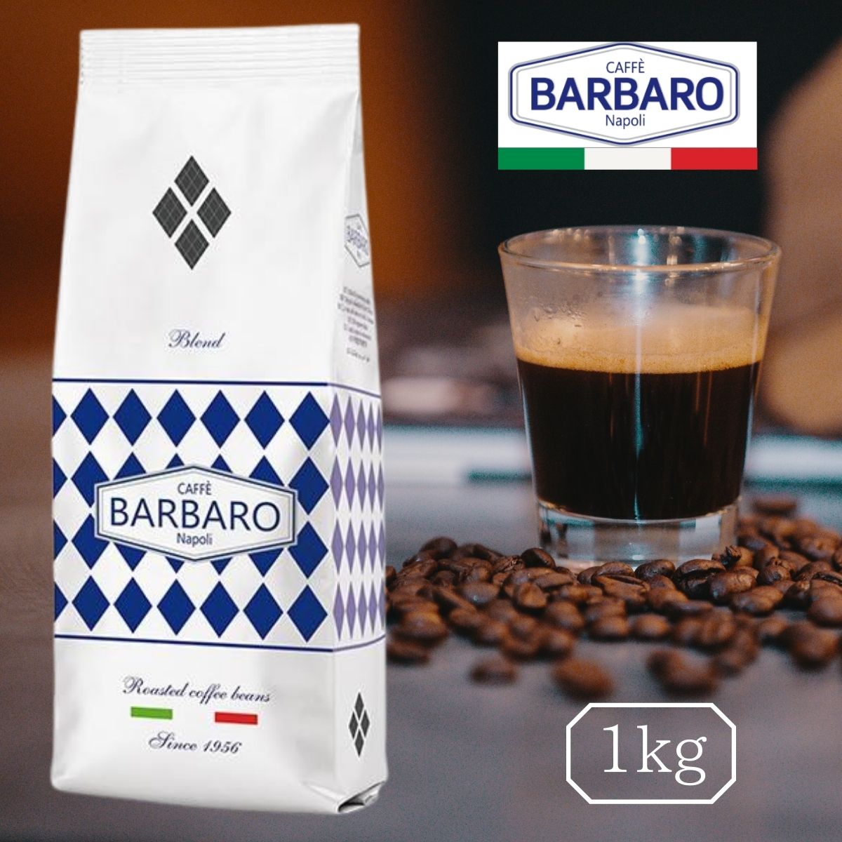 卸専用）イタリアンエスプレッソ コーヒー豆 「Barbaro Miscela Nera」