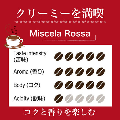 イタリアンエスプレッソ コーヒー豆 「Barbaro Miscela Rossa」1kg クリーミー